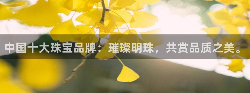 新宝5彩票是正规平台吗：中国十大珠宝品牌：璀璨明珠，共赏品质之美。