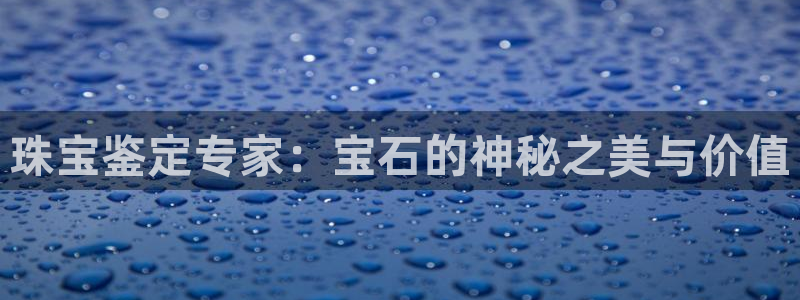 新宝5是谁的：珠宝鉴定专家：宝石的神秘之美与价值