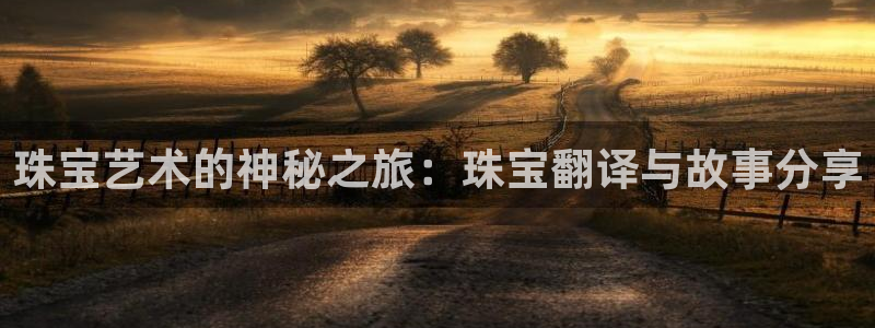 新宝5日740005蔻：珠宝艺术的神秘之旅：珠宝翻译与故事分享