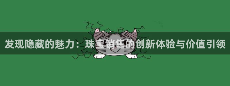 新宝5娱乐登录：发现隐藏的魅力：珠宝销售的创新体验与价值引领