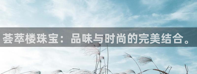 新宝5是什么样子的：荟萃楼珠宝：品味与时尚的完美结合。