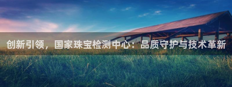 新宝5官方网站：创新引领，国家珠宝检测中心：品质守护与技术革新