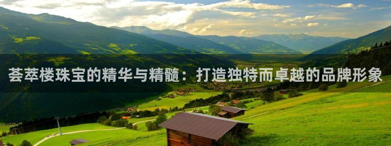 新宝5娱乐学：荟萃楼珠宝的精华与精髓：打造独特而卓越的品牌形象