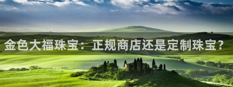 新宝5怎么代理：金色大福珠宝：正规商店还是定制珠宝？