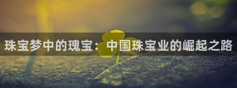 新宝5黑：珠宝梦中的瑰宝：中国珠宝业的崛起之路