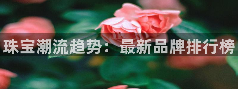 新宝5_测：珠宝潮流趋势：最新品牌排行榜
