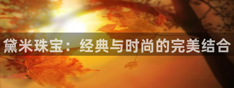新宝集团新宝5：黛米珠宝：经典与时尚的完美结合