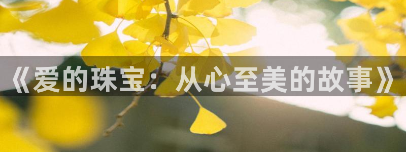 新宝5新宝6顺达：《爱的珠宝：从心至美的故事》